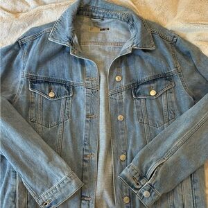 Topshop Moto Light Blue Denim Jacket